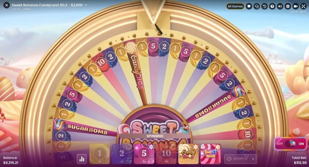 Sweet Bonanza Candyland Gameplay