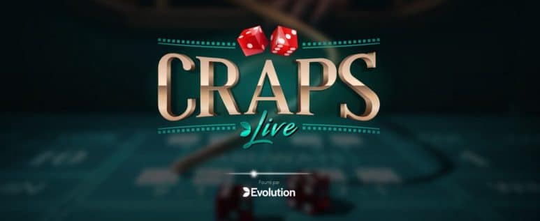 Craps live evolution gaming